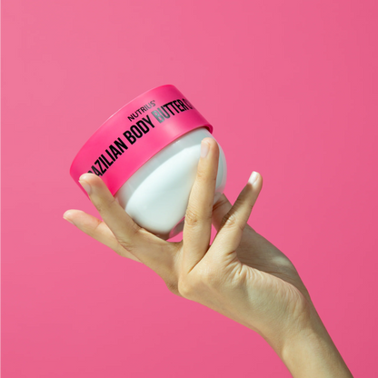 Nutrius Brazilian Body Butter Cream Berry Bliss, 6 FL OZ